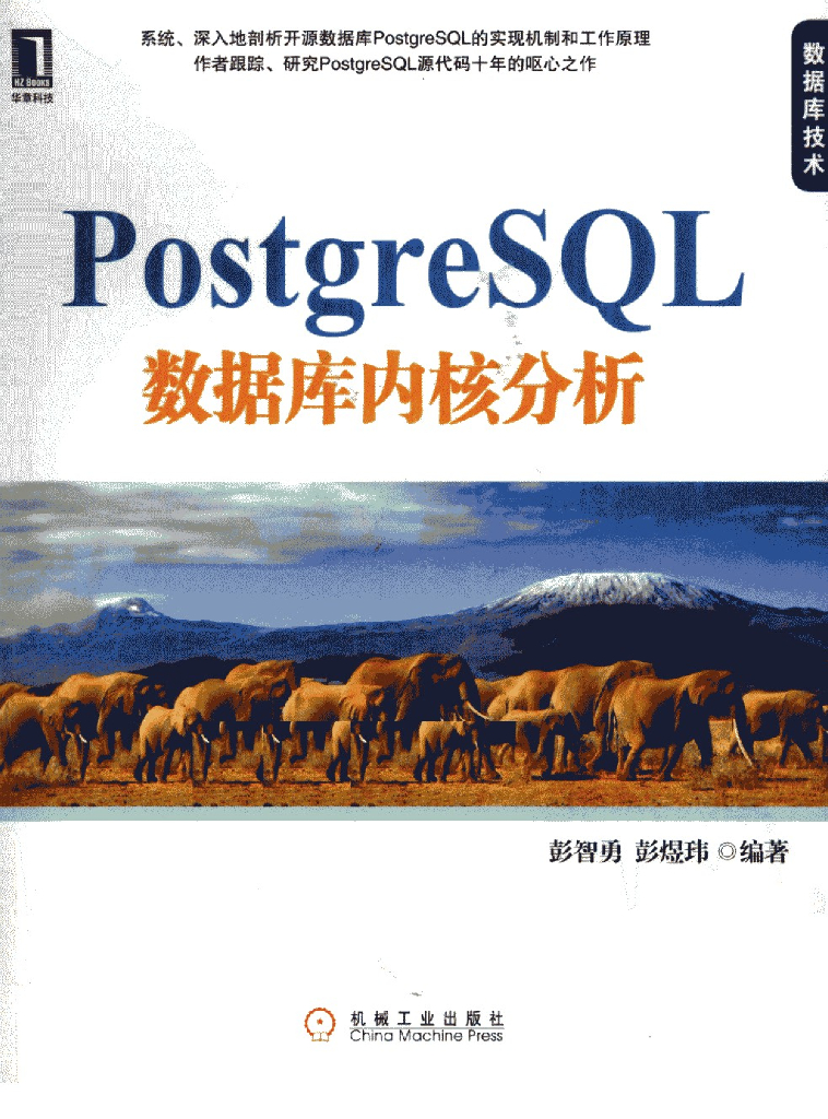 PostgreSQL 数据库内核分析 by 彭智勇 彭煜玮